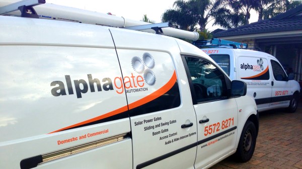 Alpha Gate Automation's service vans