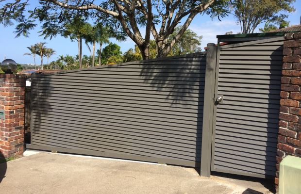 Custom Louvered Style Sliding and PA Gates, Gold Coast