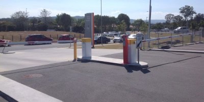 Boom gate with access control installed at Robina Health Precinct 